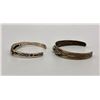 Image 4 : Two Old Sterling Silver and Turquoise Bracelets