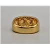 Image 3 : 14k Gold Diamond and Opal Estate Ring