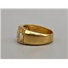 Image 4 : 14k Gold Diamond and Opal Estate Ring