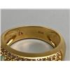 Image 6 : 14k Gold Diamond and Opal Estate Ring