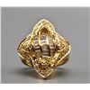 Image 1 : 18k Gold and Diamond Ring