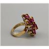 Image 5 : 14k Gold Ruby and Diamond Estate Ring