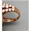 Image 10 : 14k Gold Diamond and Morganite Estate Ring