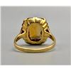 Image 7 : 18k Gold and Emerald Cut Citrine Ring