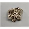 Image 2 : 14k White Gold and Diamond Estate Ring