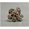 Image 3 : 14k White Gold and Diamond Estate Ring