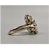 Image 4 : 14k White Gold and Diamond Estate Ring