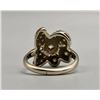Image 5 : 14k White Gold and Diamond Estate Ring