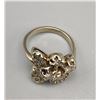 Image 8 : 14k White Gold and Diamond Estate Ring