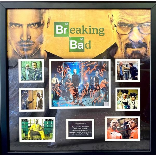 Signed and Framed Breaking Bad Collage