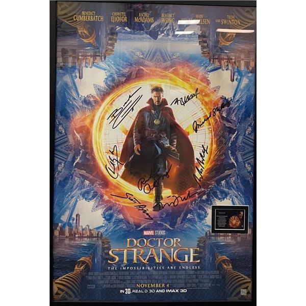 Signed and Framed Dr. Strange Poster