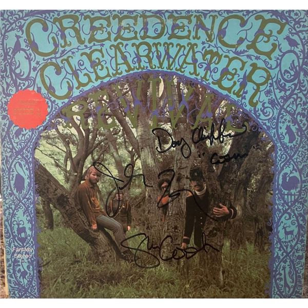 Signed Creedence Clearwater Revival  Album Cover