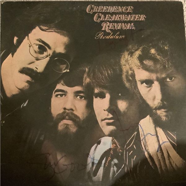 Signed Credence Clearwater Pendulum Album Cover