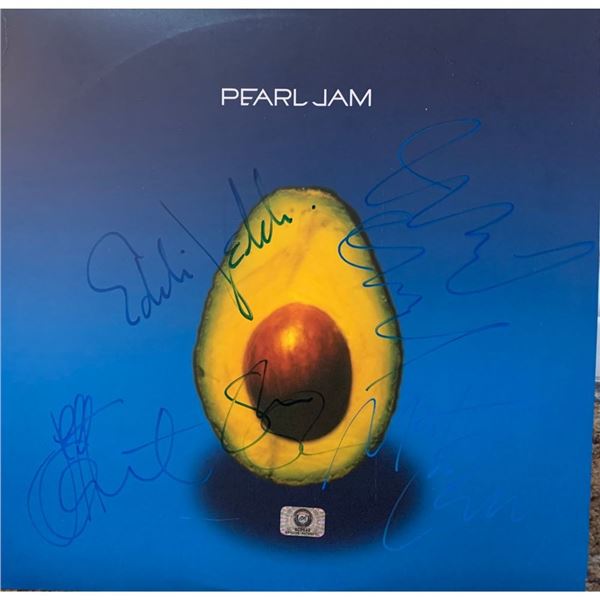 Signed Pearl Jam "Avocado Album" Cover