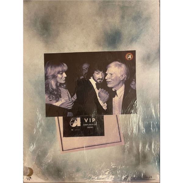 Limited Edition Studio 54 Andy Warhol / Sylvester Stallone Print