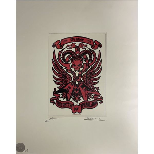 Limited Edition Tom Petty/ Pearl Jam  Print
