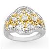 Image 1 : BRIDAL .70ct ACA CERTIFIED DIAMOND RIGHT-HAND RING GOLD