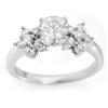 Image 1 : SOLITAIRE 1.25ctw ACA CERTIFIED DIAMOND RING 14KT GOLD