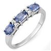 Image 1 : RING 1.33ctw ACA CERTIFIED DIAMOND & CEYLON SAPPHIRE
