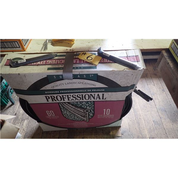 APPROX 60' OF LANDSCAPE EDGING & SPIKES