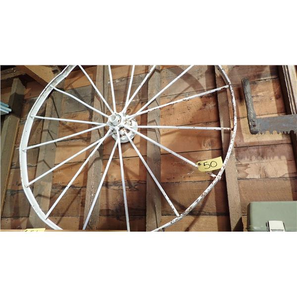 STEEL WAGON WHEEL