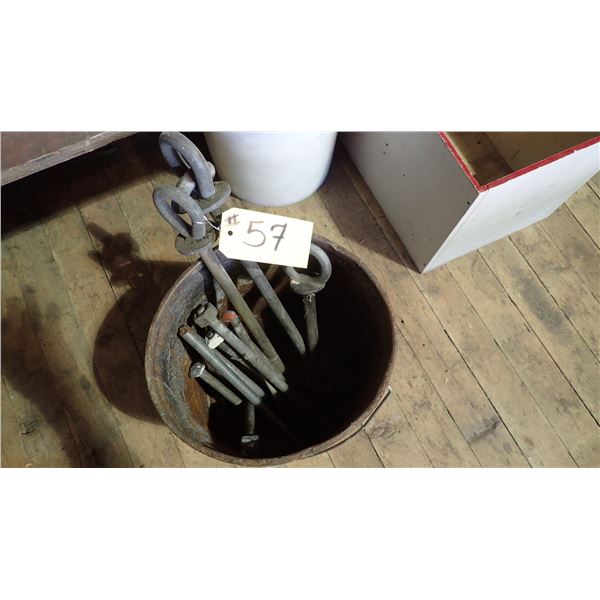 LONG THREADED BOLTS & EYES