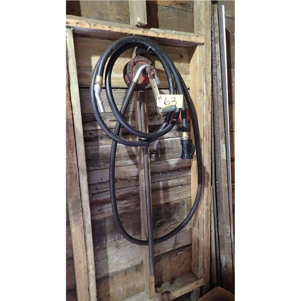 OIL PUMP AND FUEL TRANSFER HOSE