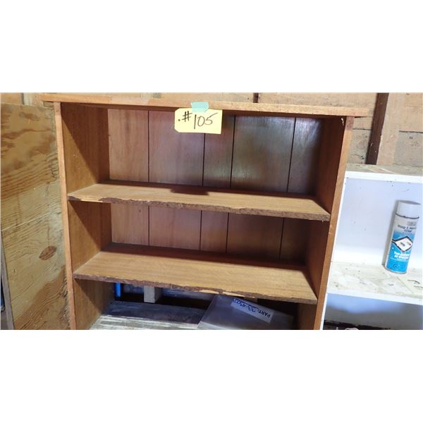 WOODEN BOOKSHELF