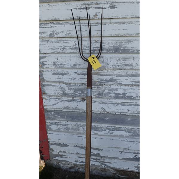 2-THREE TINE PITCH FORKS