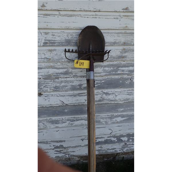 SHOVEL, RAKE & HOE