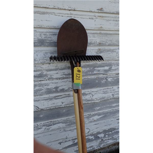 SHOVEL, RAKE & HOE