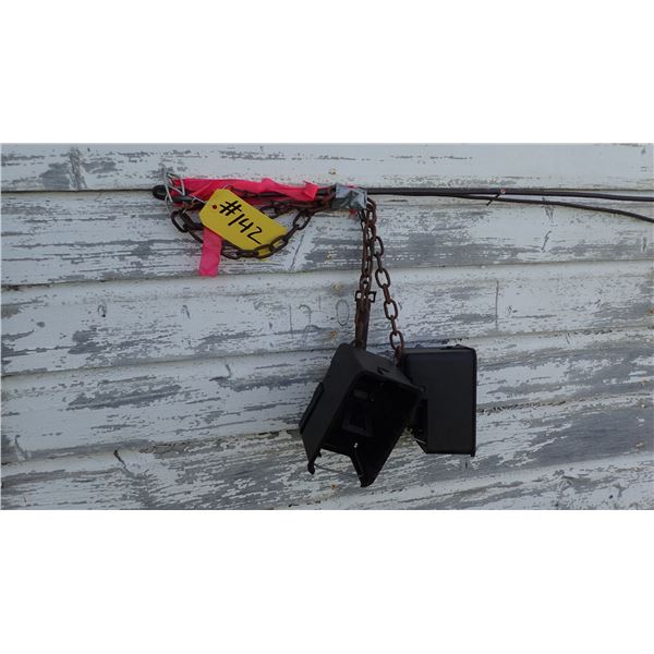 2 POCKET GOPHER TRAPS