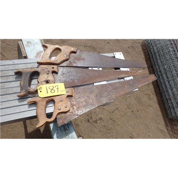 3 HANDSAWS