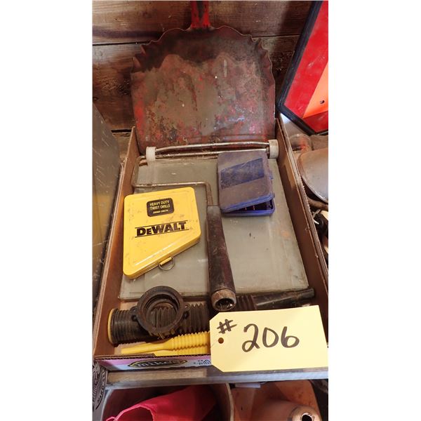 GLASS PANES REPLACEMENTS, DRILL BITS, DUST PAN ETC.