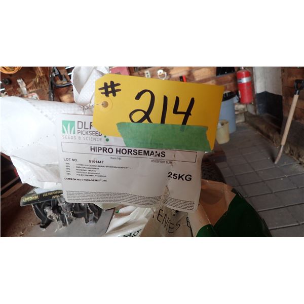 PICK SEED HYPRO HORSEMENS GRASS SEED PARTIAL BAG