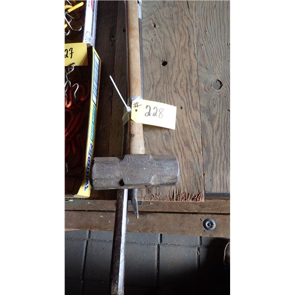 SLEDGEHAMMER & STEEL BARS