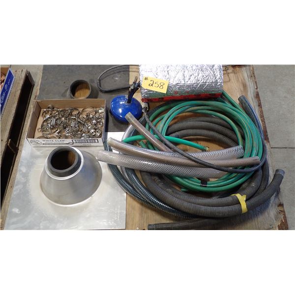 HOSE CLAMPS, ROOF JACKS, SNAKE, TOILET SNAKE & MISCELLANEOUS HOSE