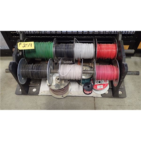 NUMBER 14 AWG WIRE, NUMBER 12 AWG WIRE, RACK-A-TIER WIRE HOLDER