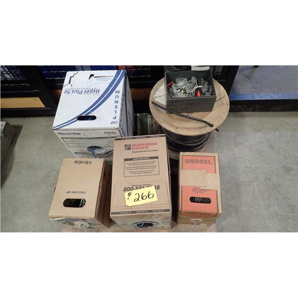 COMMUNICATION CABLE, COAX CABLE, COAX CRIMPER & WIRE STRIPPER