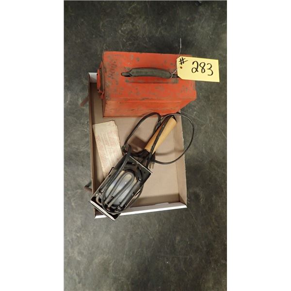 AMMO BOX AND ELECTRIC PAINT STRIPPER