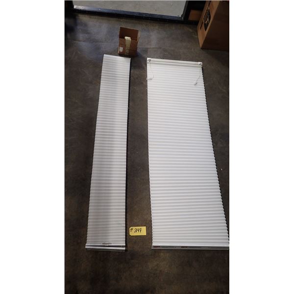 HUNTER DOUGLAS ACCORDIAN BLINDS: SIDE WINDOW