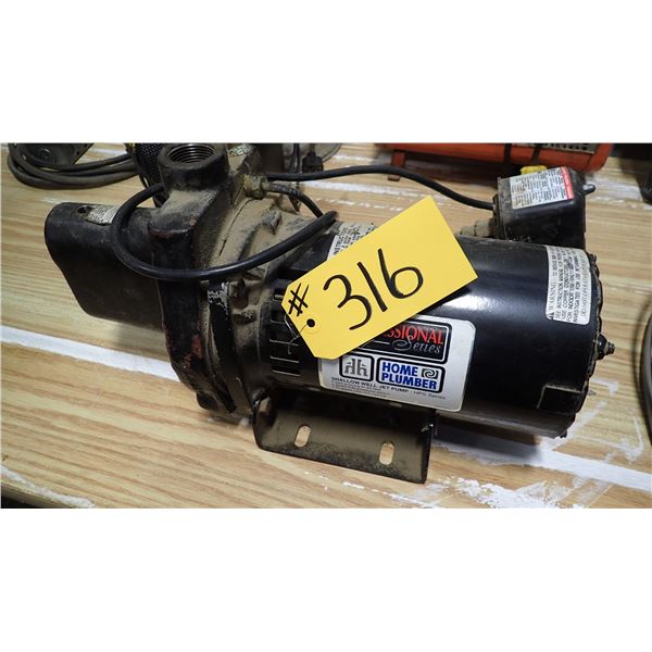 SHALLOW WELL JET PUMP SELF PRIMING TO 25' 30/50 PSI