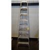 Image 1 : ALUMINUM 8' HEAVY DUTY STEP LADDER