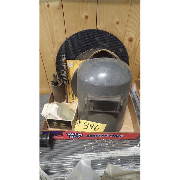 MISCELLANEOUS WELDING TOOLS & HELMET