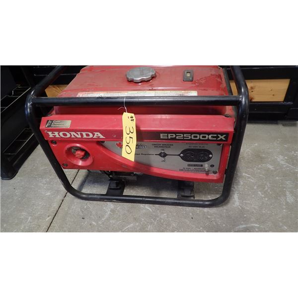 HONDA EP2500CX GENERATOR