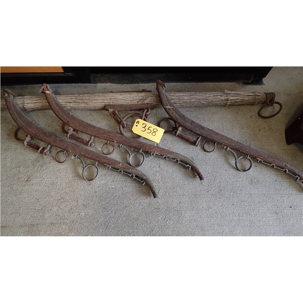 ANTIQUE DRAW BAR & STAVES