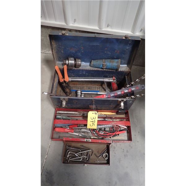 TOOLBOX WITH THE ELECTRICAL TOOLS