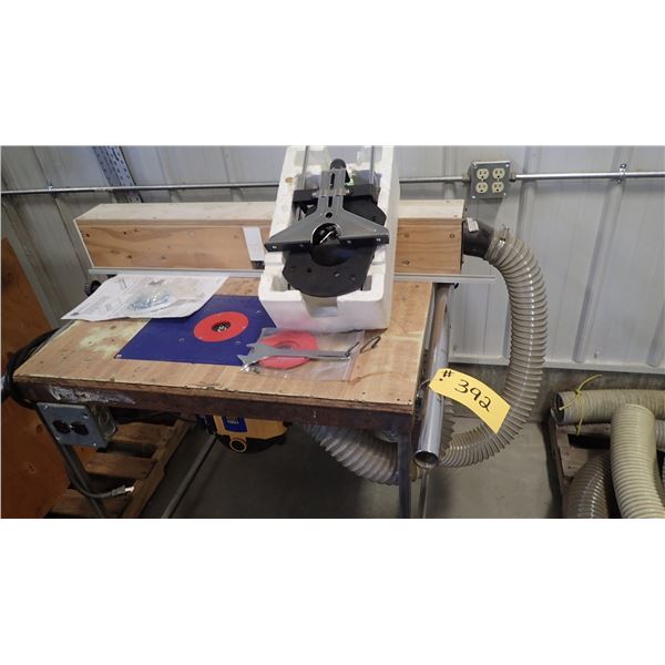 HOMEMADE ROUTER TABLE COMPLETE WITH ROUTER