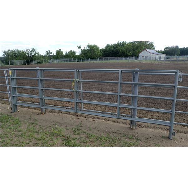 5 - 2W LIVESTOCK 16' DIAMOND RANCH-LIGHT DUTY PANELS, UNIT # 3395,  (PER PANEL TIMES 5)