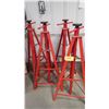 Image 1 : SET OF 4 UNDERHOIST 1 1/2 TON STANDS